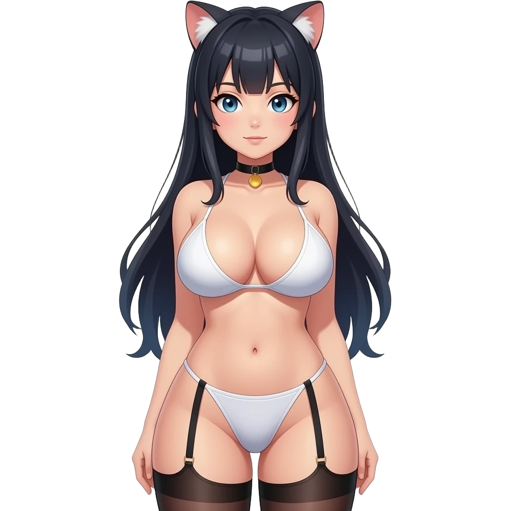 Футанари девушка с большой грудью и задницей в полный рост emoji