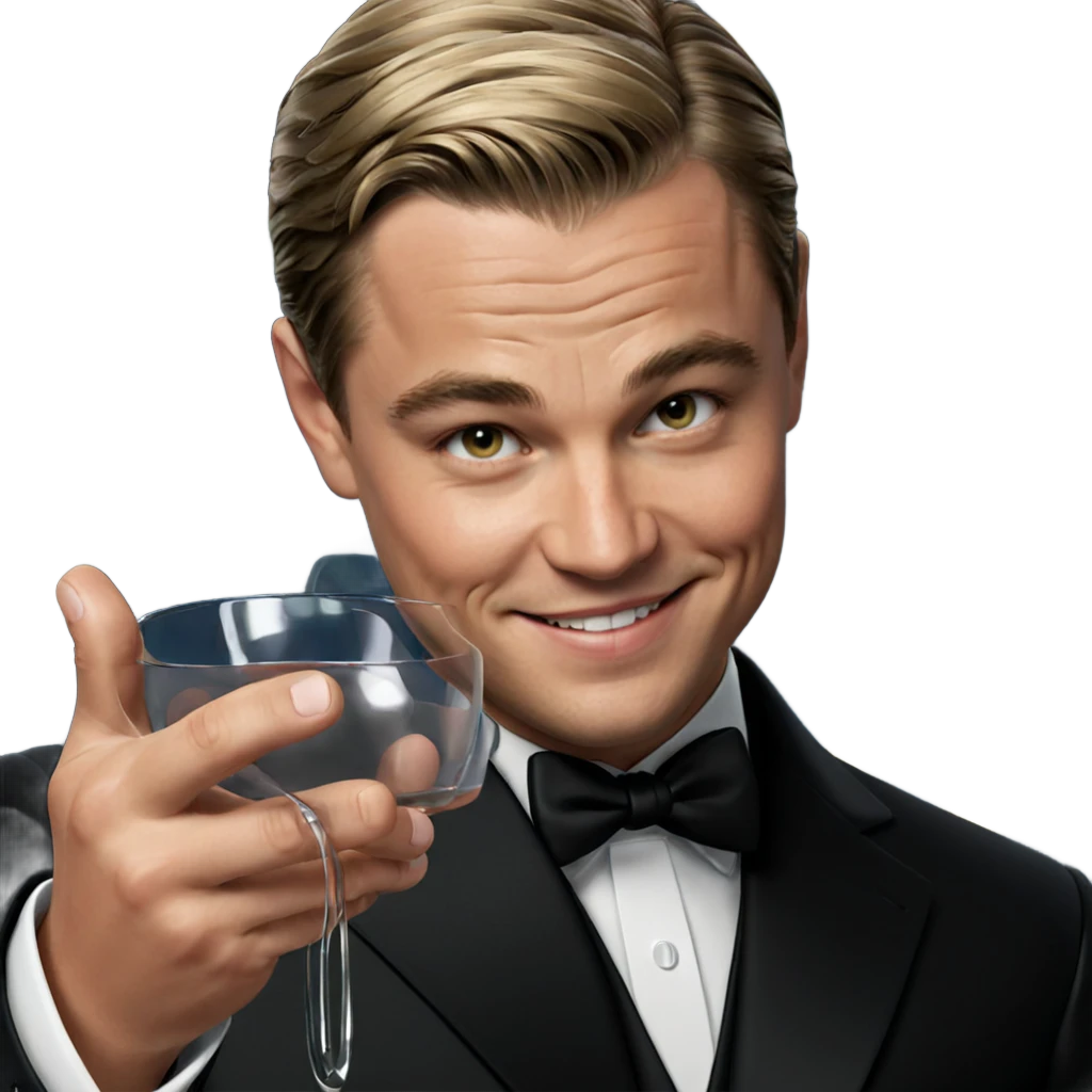 smiling boy in formal suit emoji