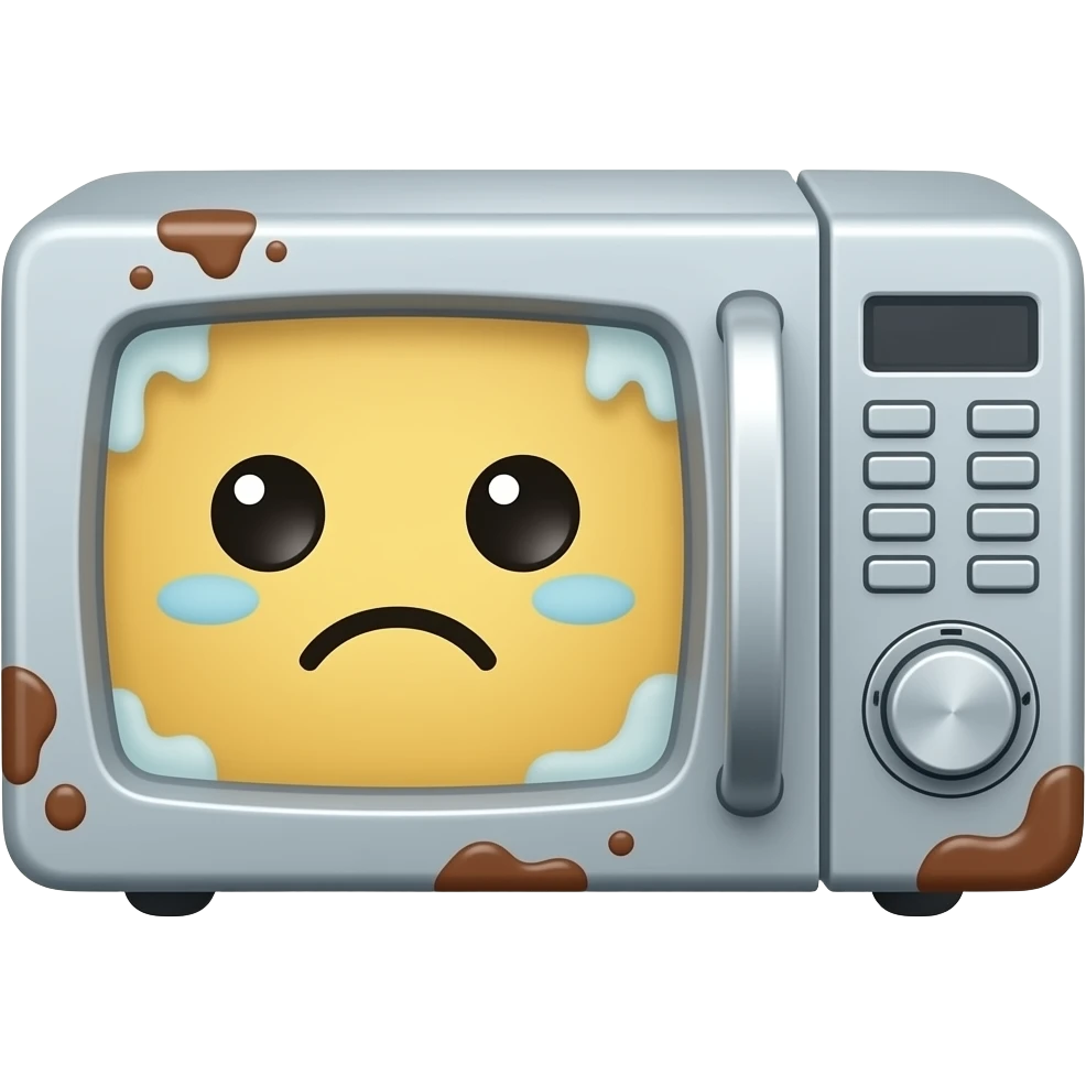 CUTE MICROWAVE DIRTY SAD emoji