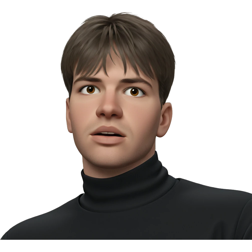 boy in church with cross emoji