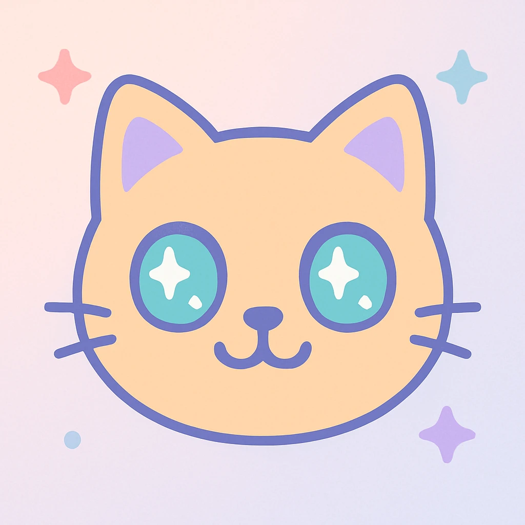 A cute cat emoji emoji