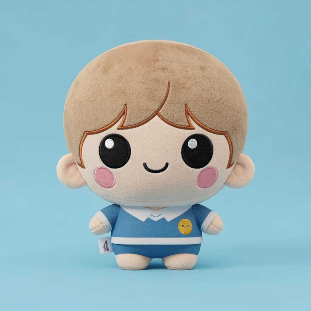 kpop fan plushie, cute, expressive, minimal emoji