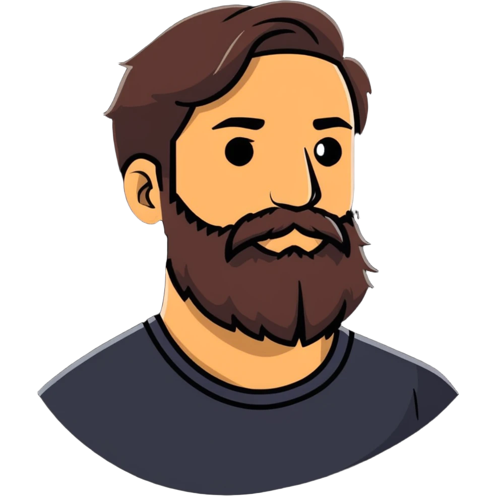 man with beard emoji