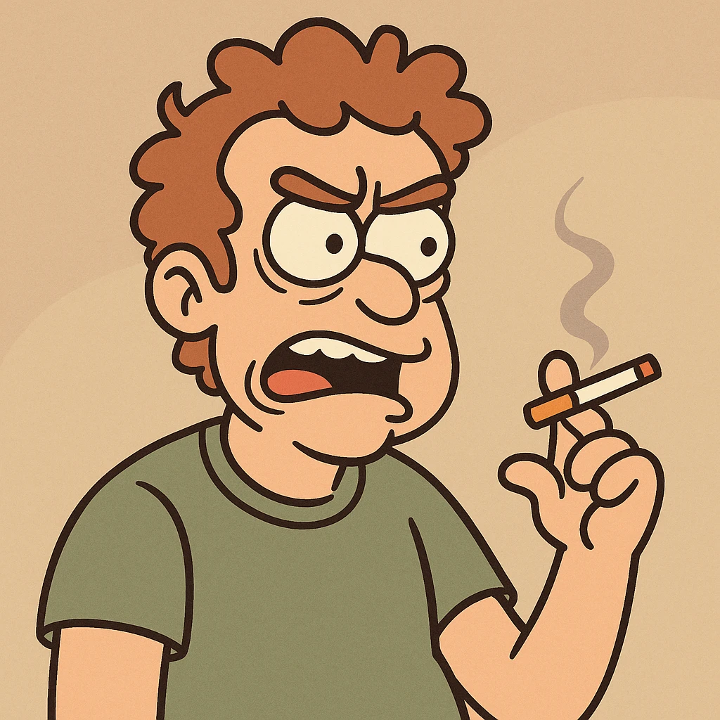 cartoon-style cigarette emoji