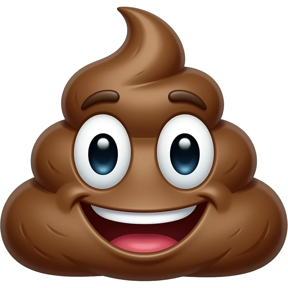 A poop oi oi baka emoji