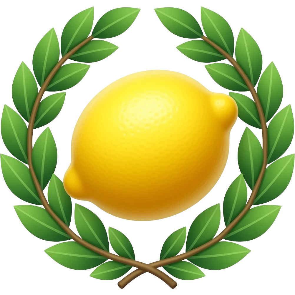 🍋 + лавровый венок emoji