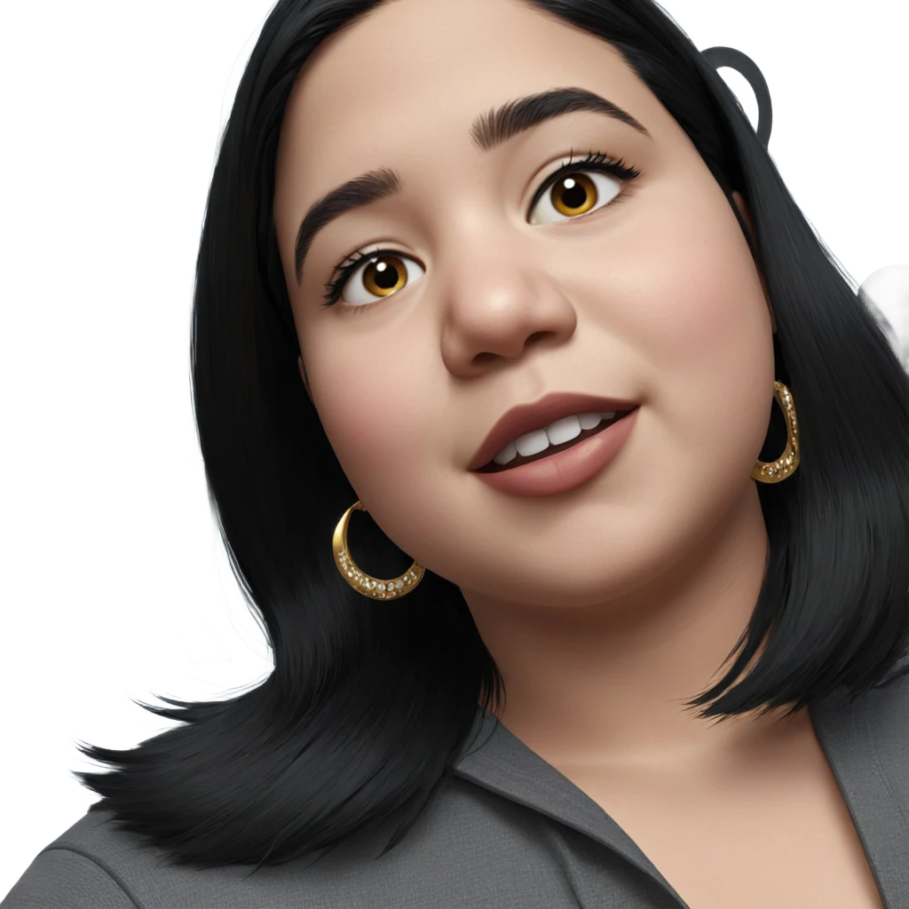 black haired boy with earrings emoji