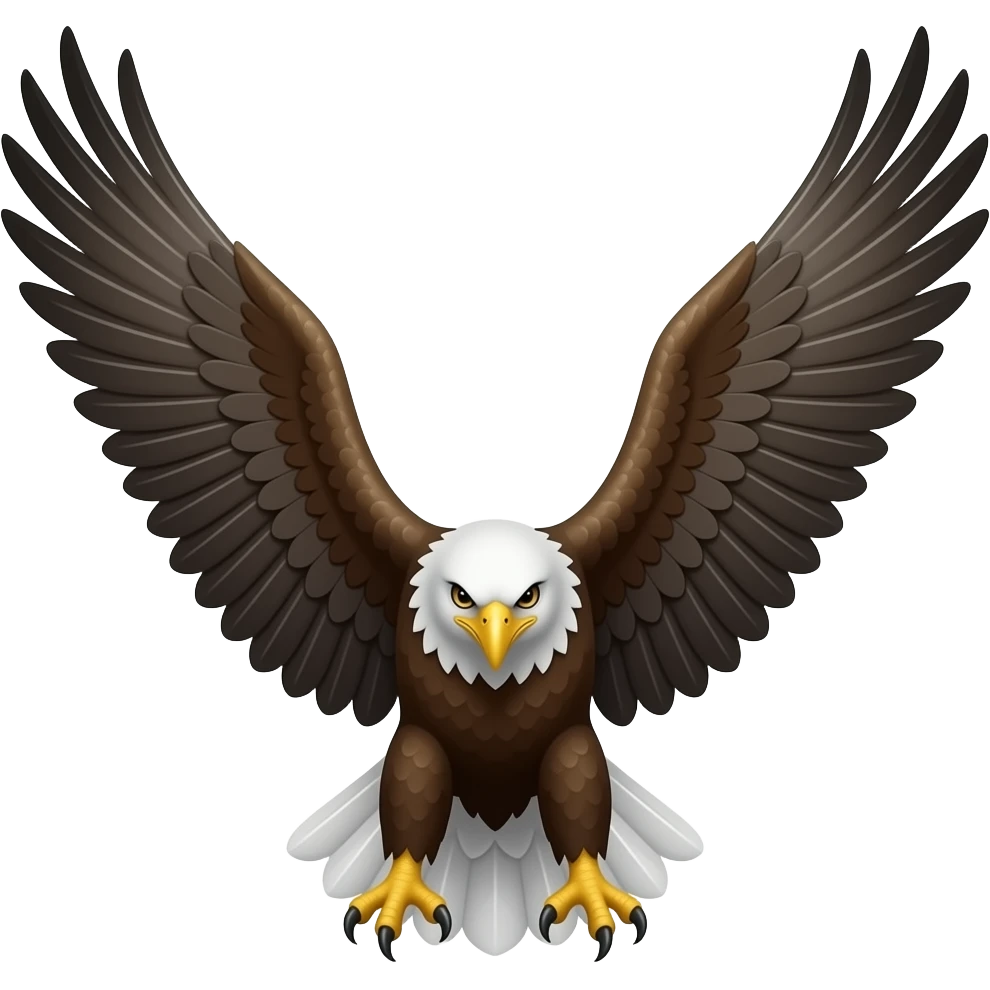 Aguila alas extendida emoji