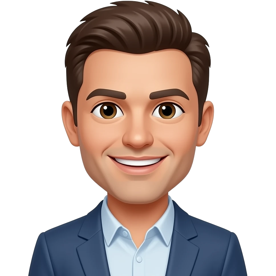 man happy confidence emoji