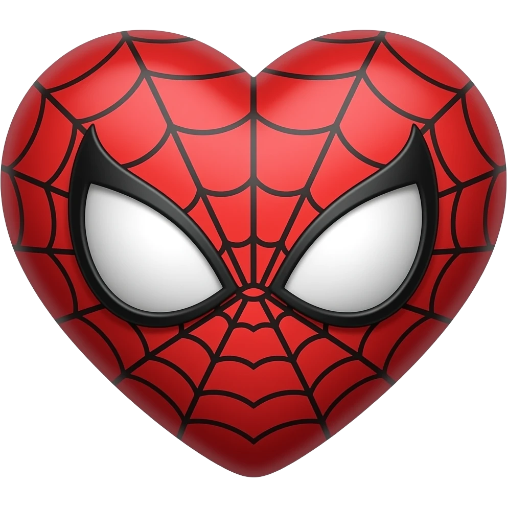 Emoji qui fait un cœurs avec les mains de Spider-Man (je veux voir juste les mains pas le personnage) emoji