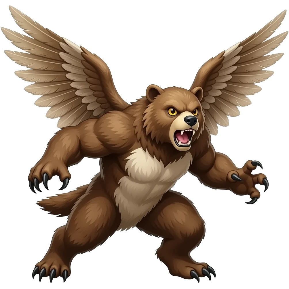 owlbear with wings attack dnd emoji