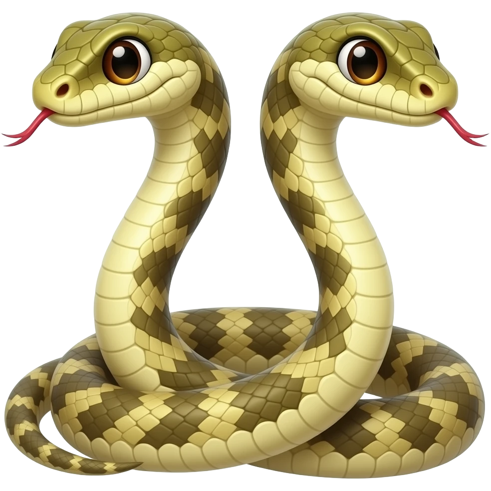 2 headed snake emoji