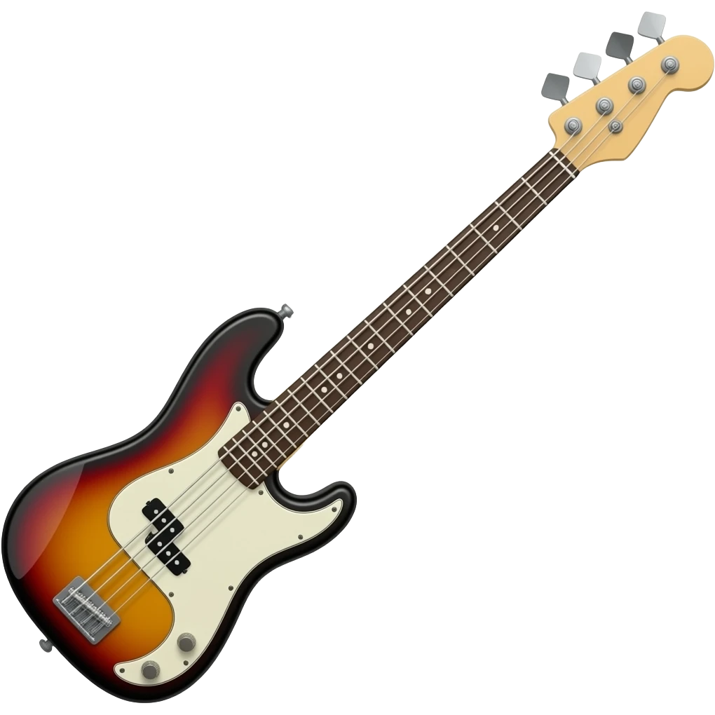 Bass guitar emoji