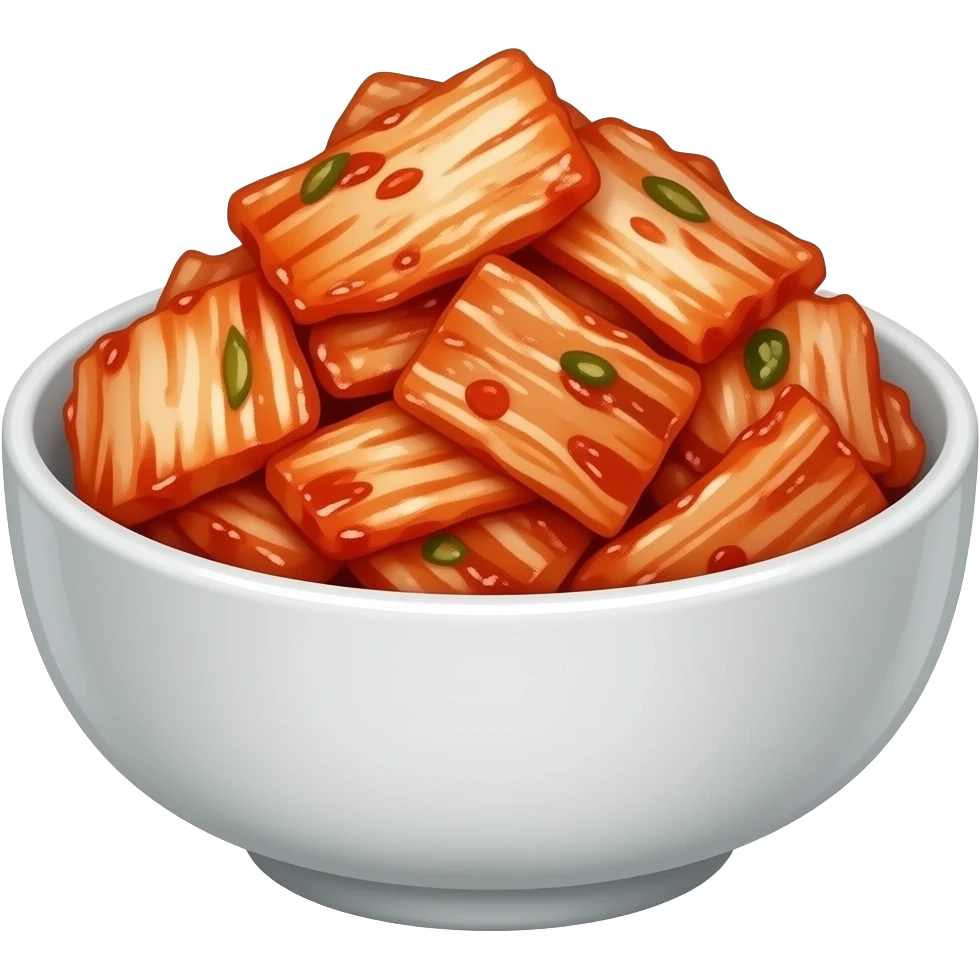 kimchi with bowl emoji