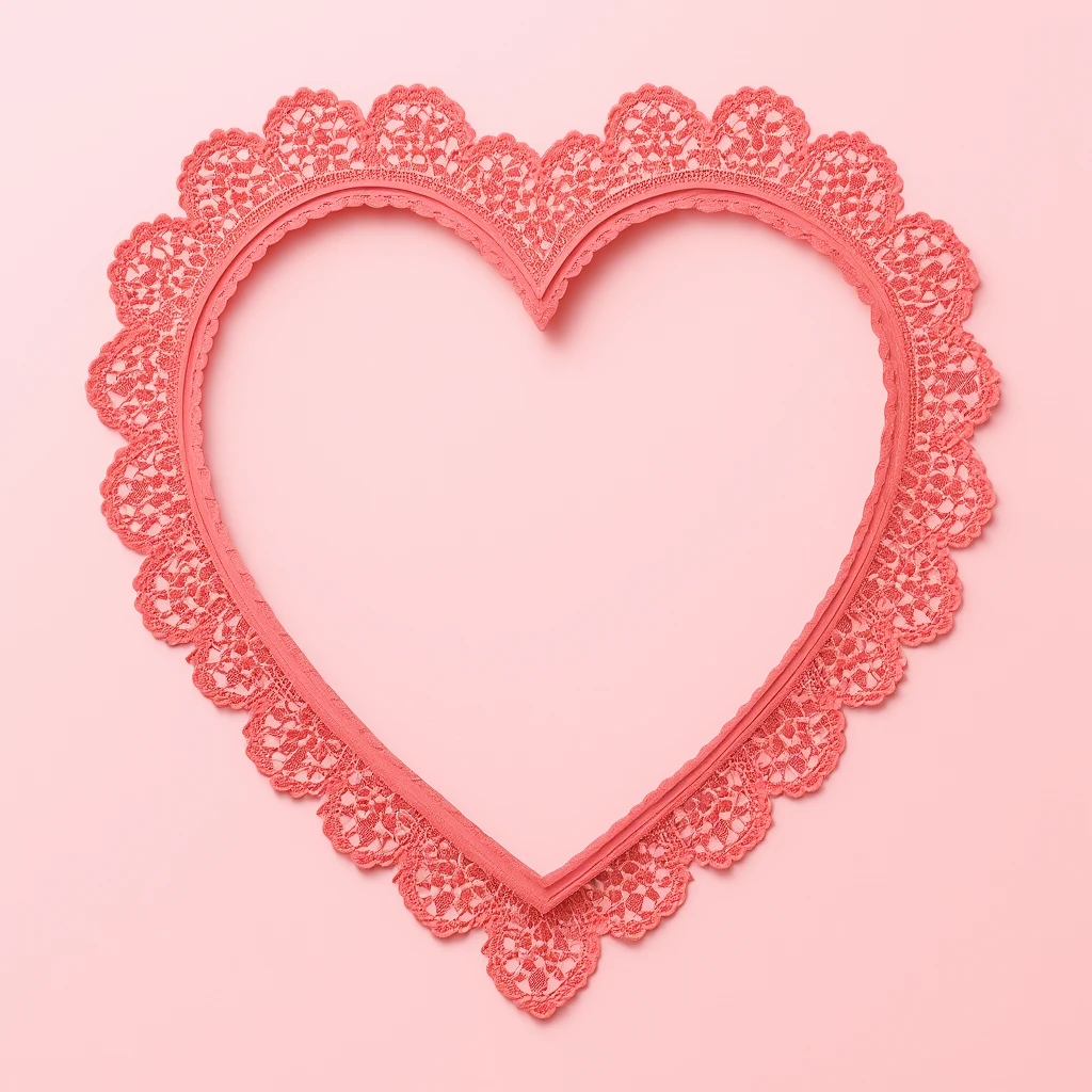 heart with a lace border emoji