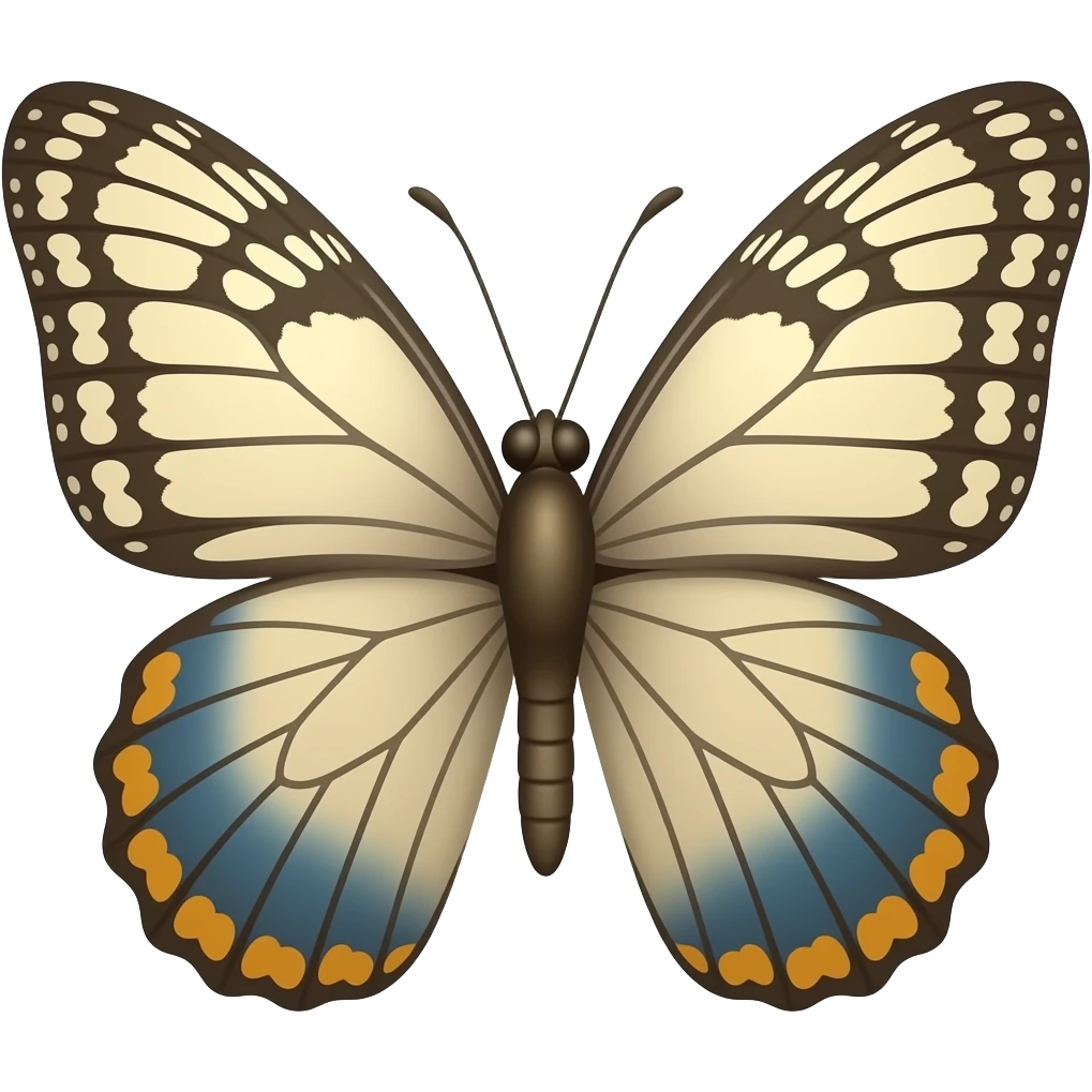 Garden decor butterfly emoji