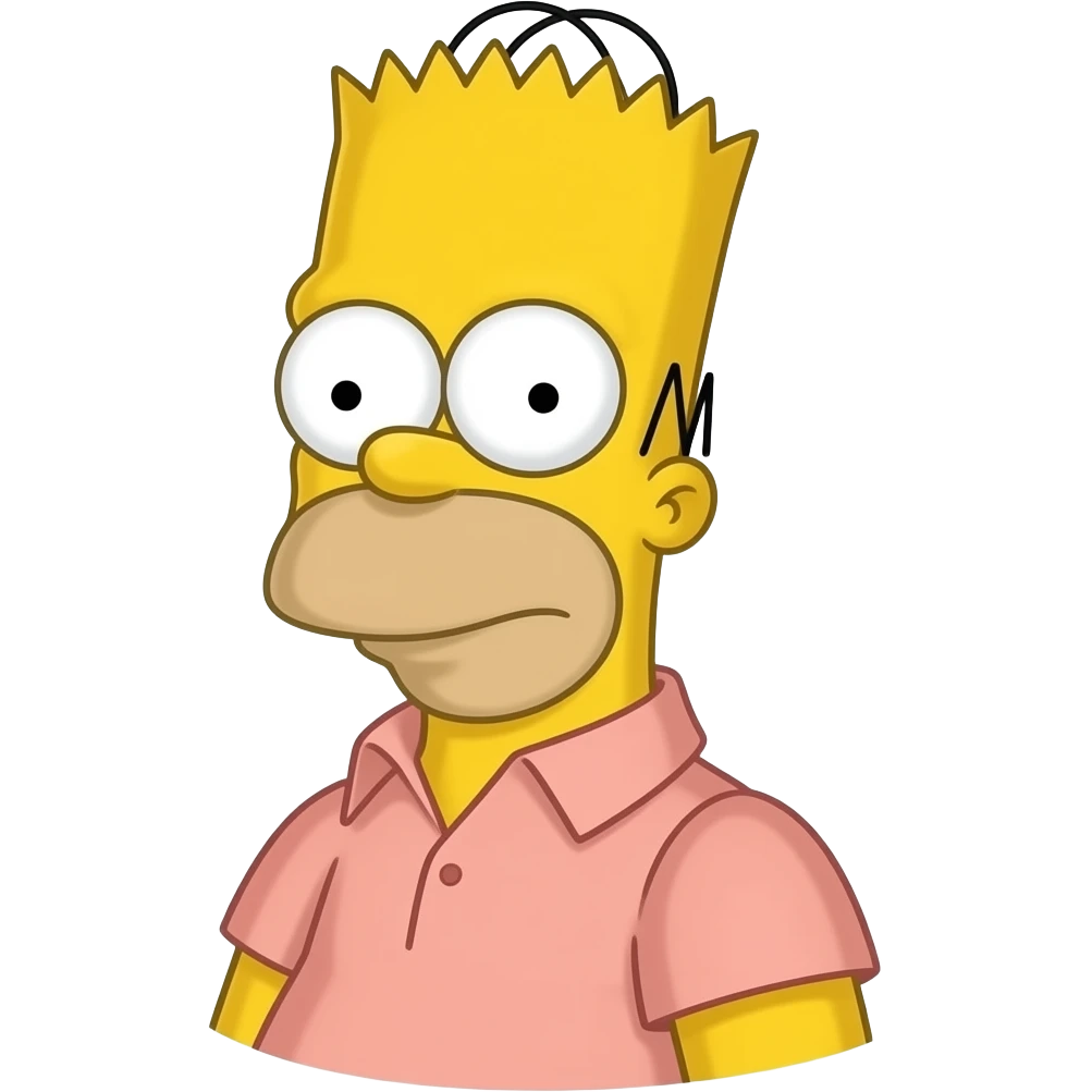 create a Bart Simpson emoji