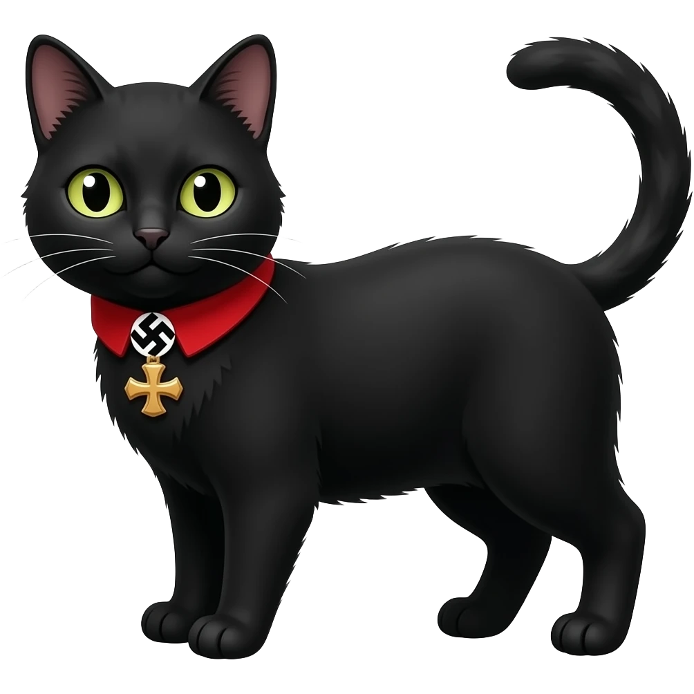 nazi black cat emoji