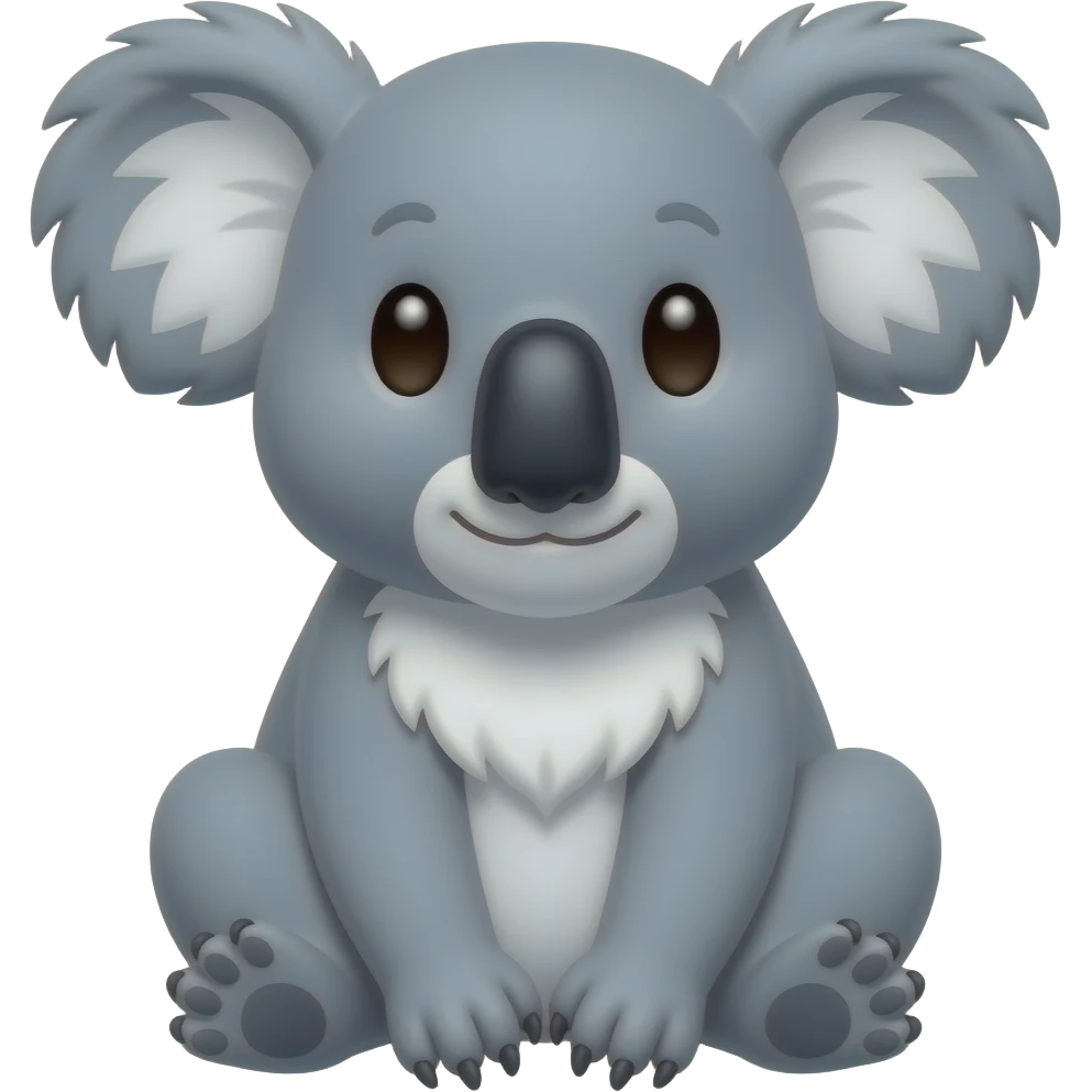 sitting Koala emoji