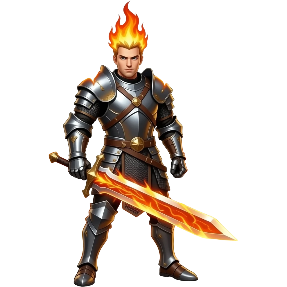 warrior of fire emoji