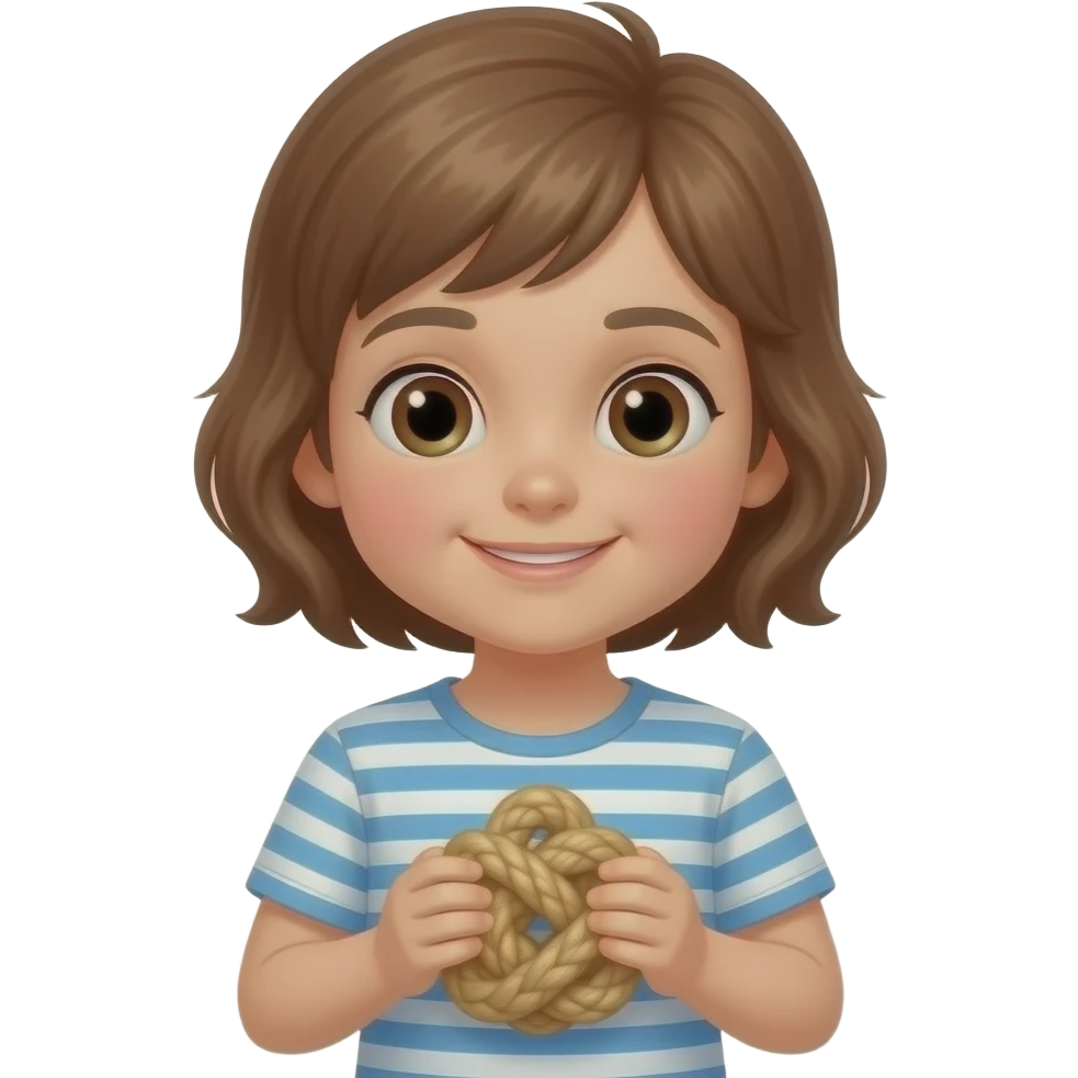 🪢 + 🧒🏼 emoji