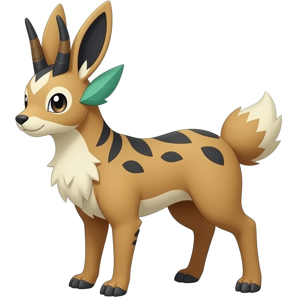 Trico-Silvally-Buneary-Mudsdale-Jackalope-fusion-hybrid-animal-creature emoji