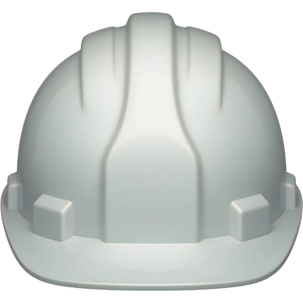Casco blanco de inegeniero emoji