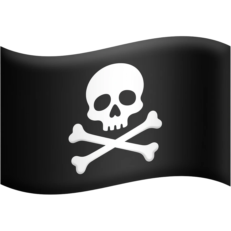 Pirate flag emoji
