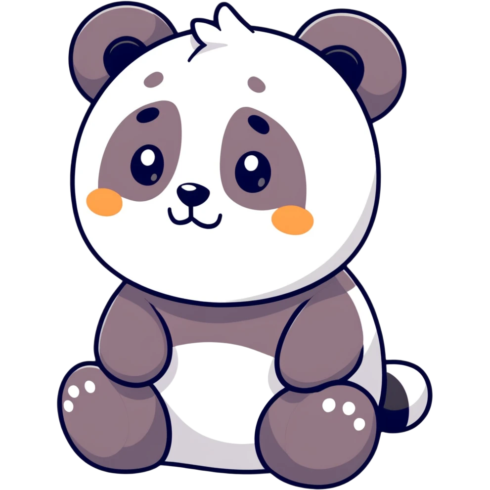 Increasingly impatient panda  emoji