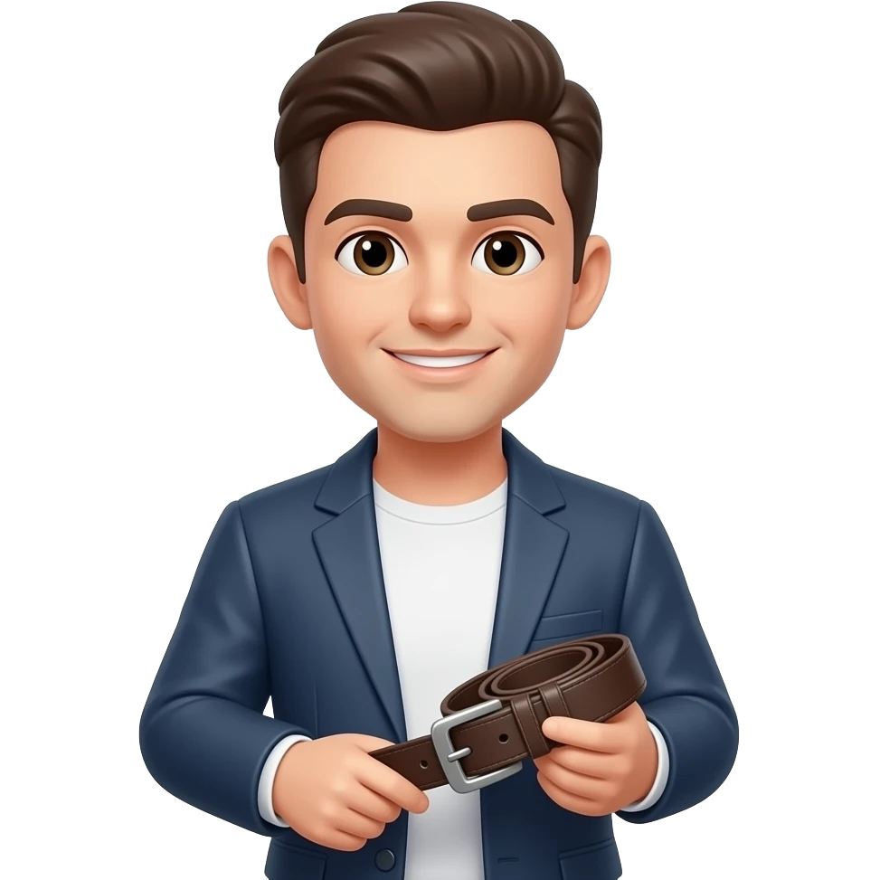 Belt in hand emoji