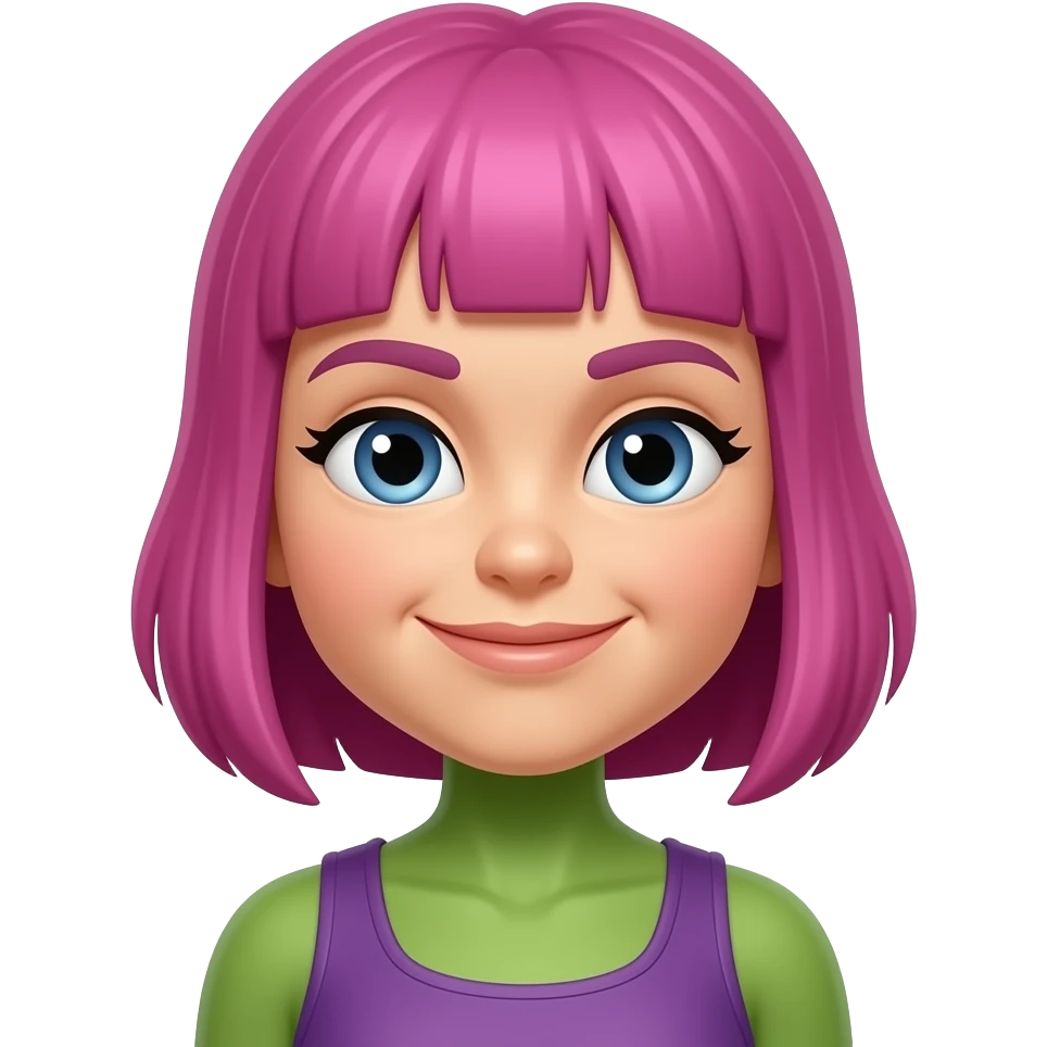 the hulk but instead of green man it’s a pink girl hulk emoji