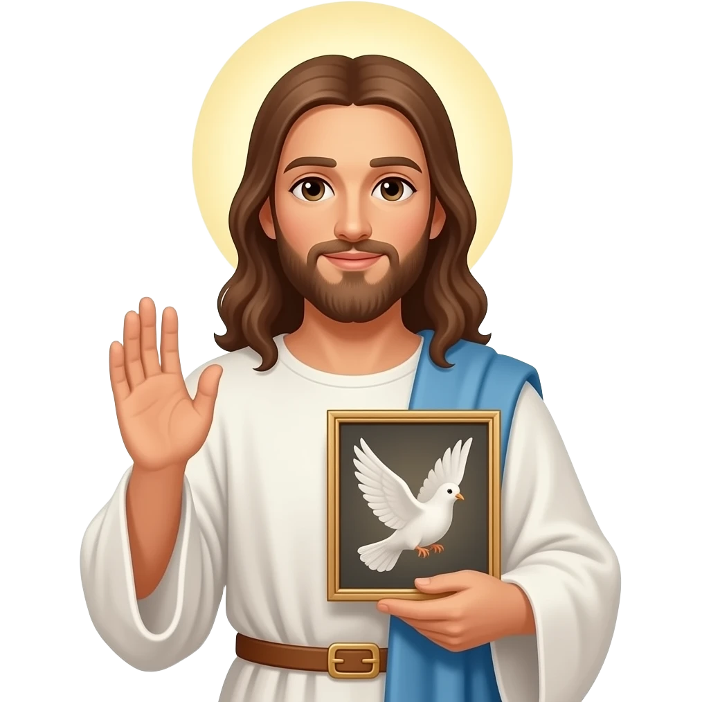 Divine Mercy Sunday Jesus emoji