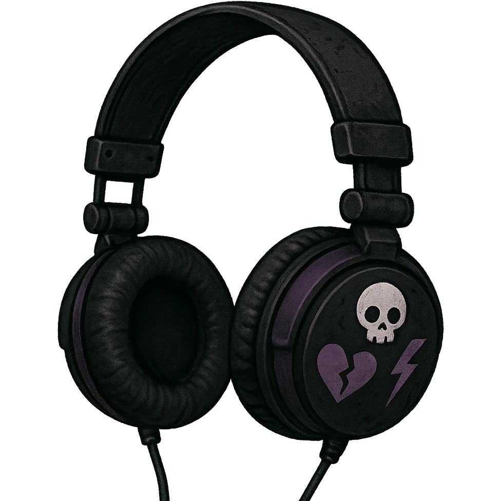 emo headphones emoji