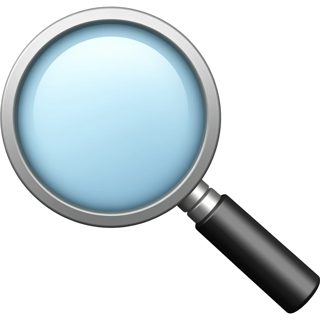 emoji de una lupa emoji