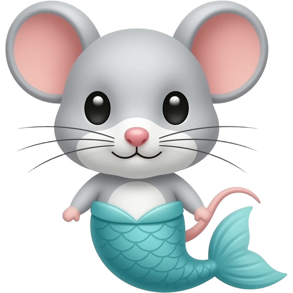 mouse mermaid emoji