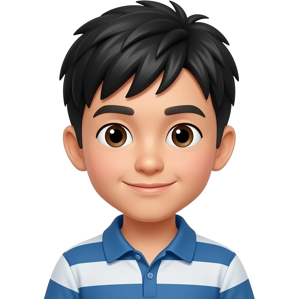 asian boy head emoji