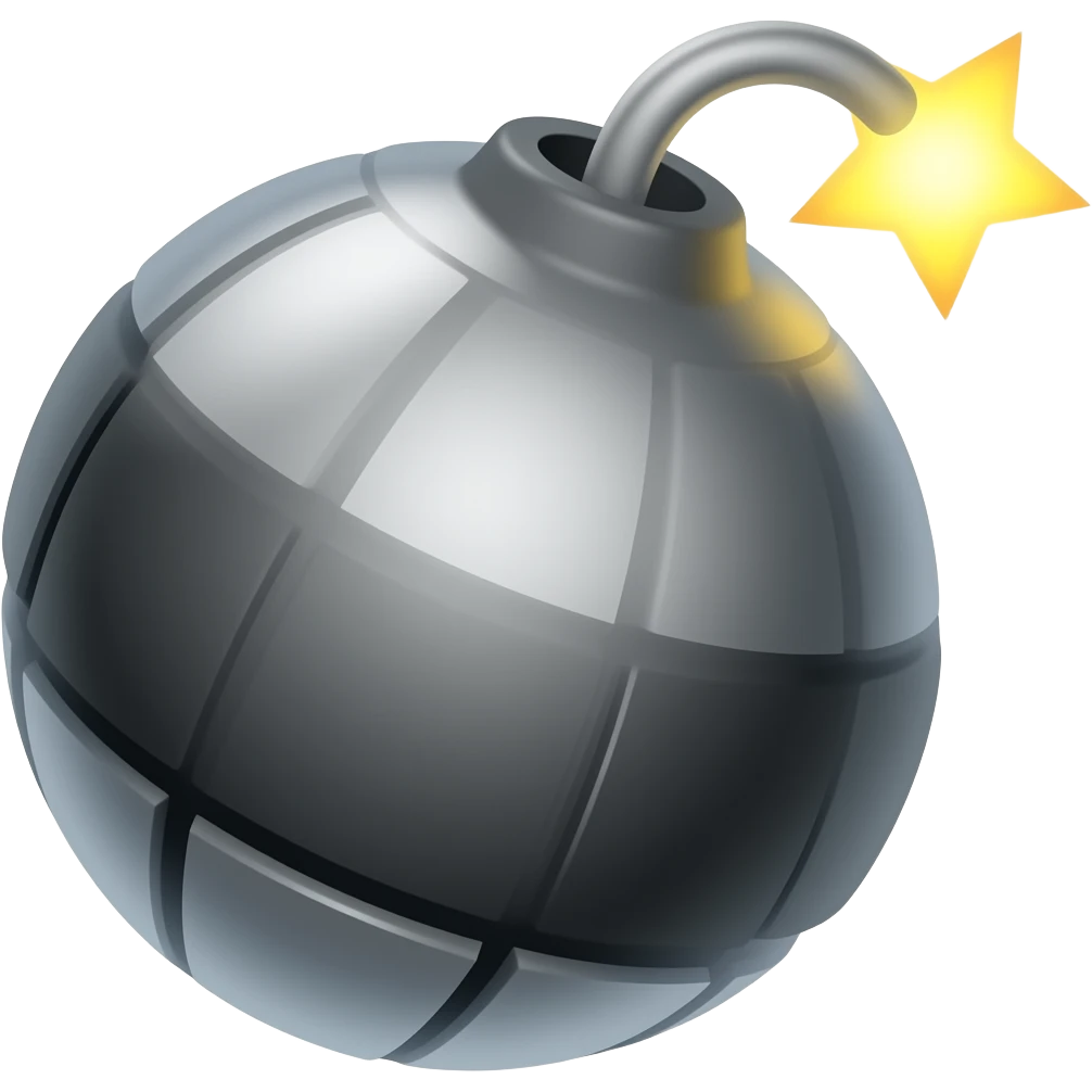 bomb emoji