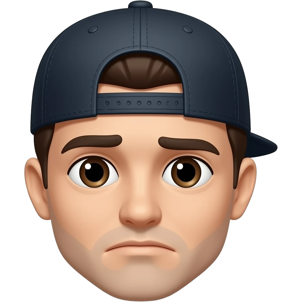 Has este emoji 😔 con una gorra new era para atras emoji