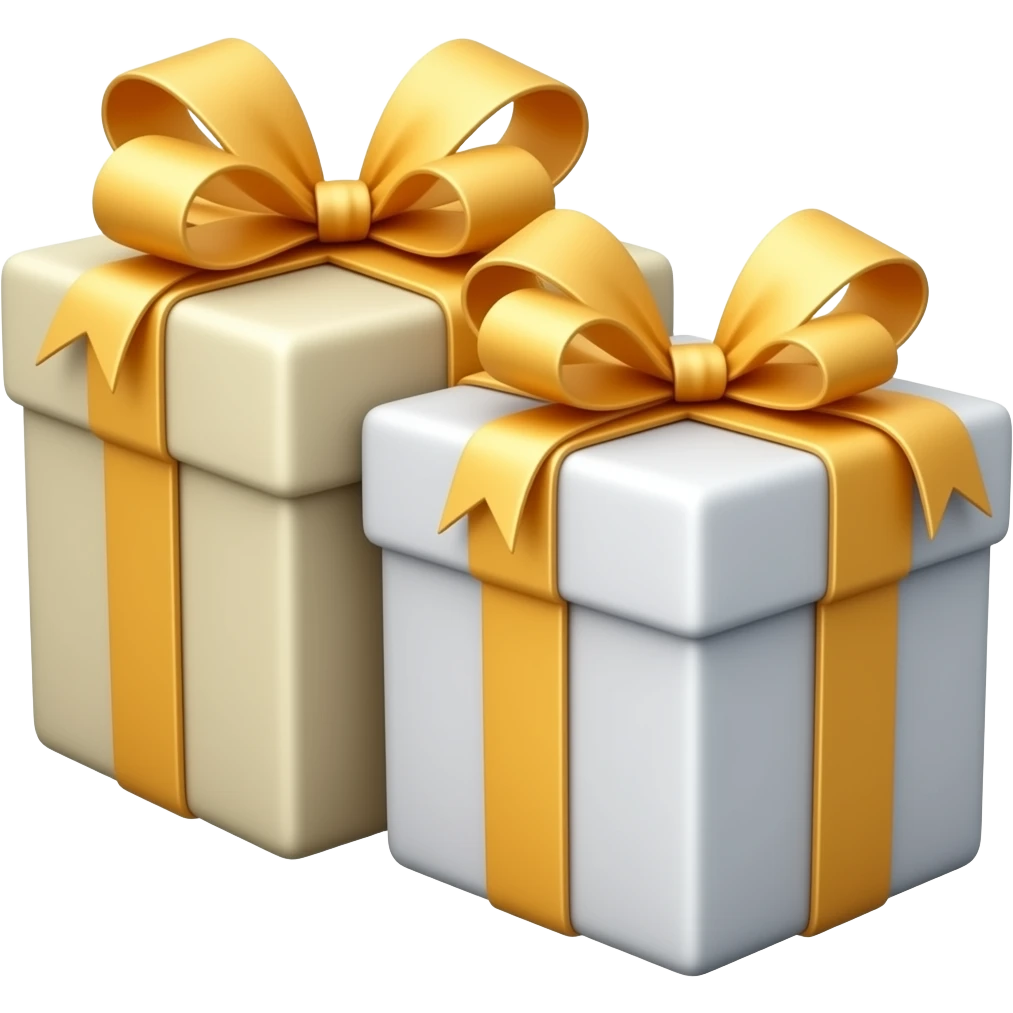 TWO GIFTS SIDE BY SIDE emoji