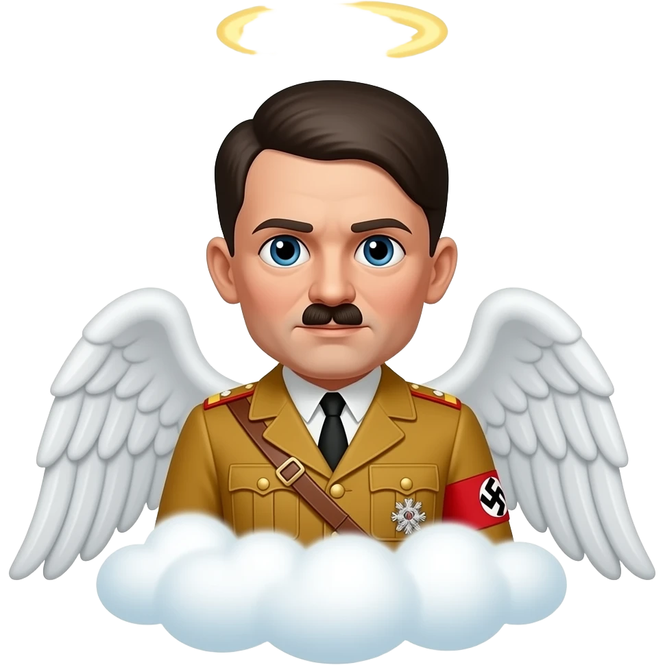 Hitler in heaven emoji