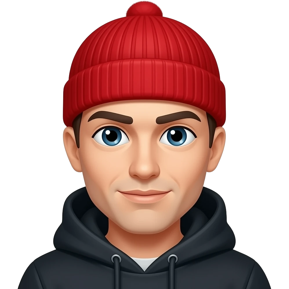 Kırmızı Şapka Hacker emoji