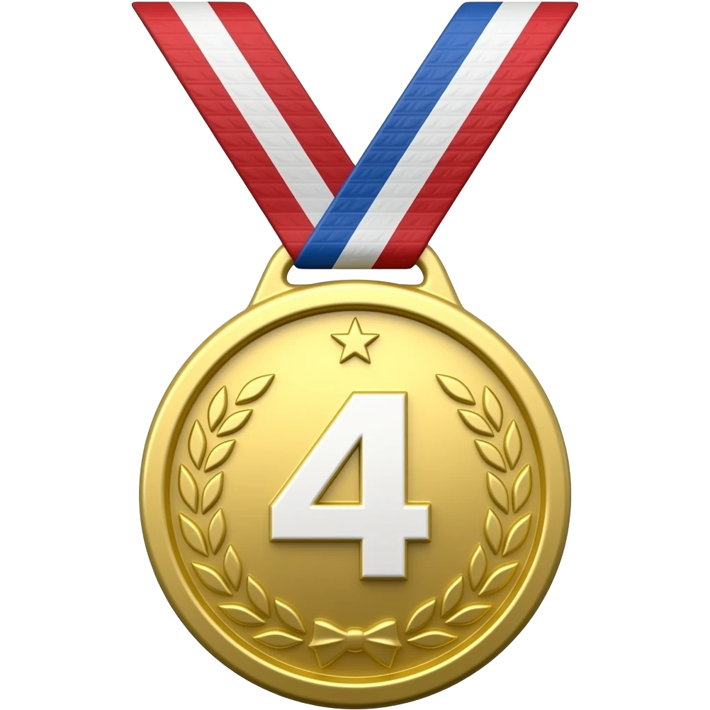 4th Place Medal emoji