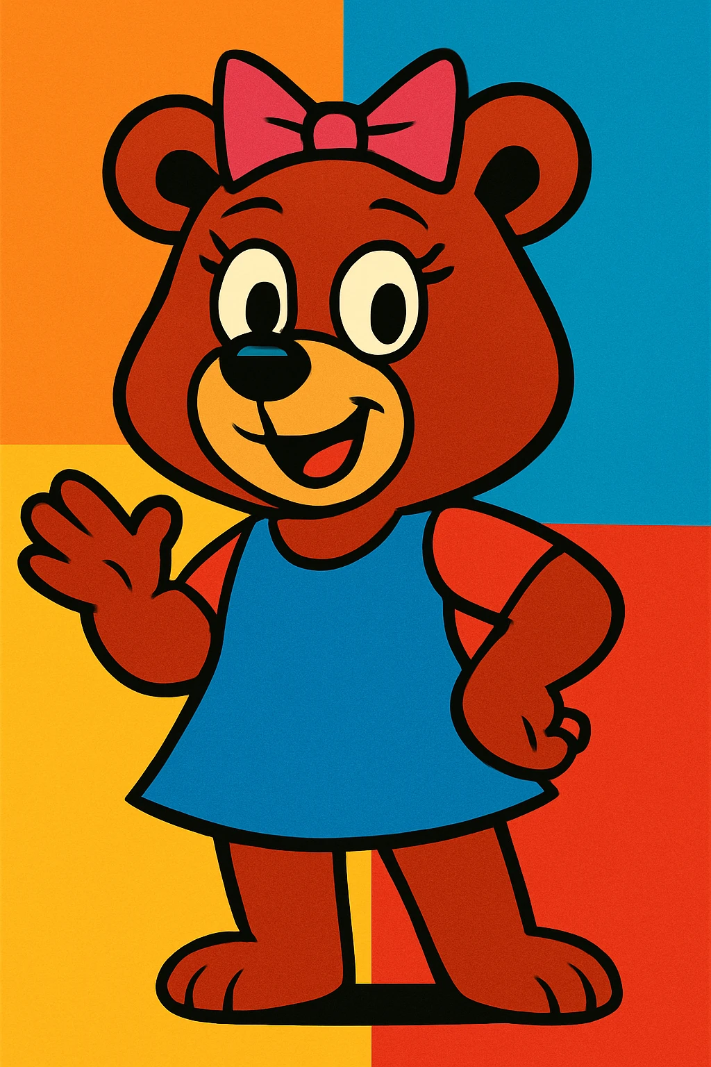 female bear emoji