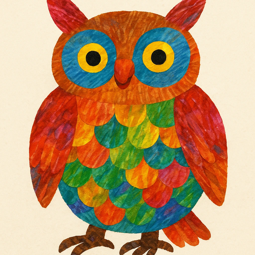 Eric carle owl emoji