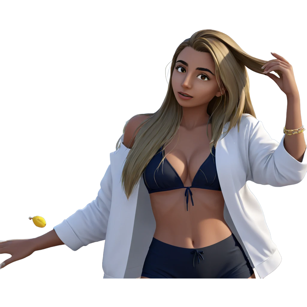 sunny beach swimwear beauty emoji