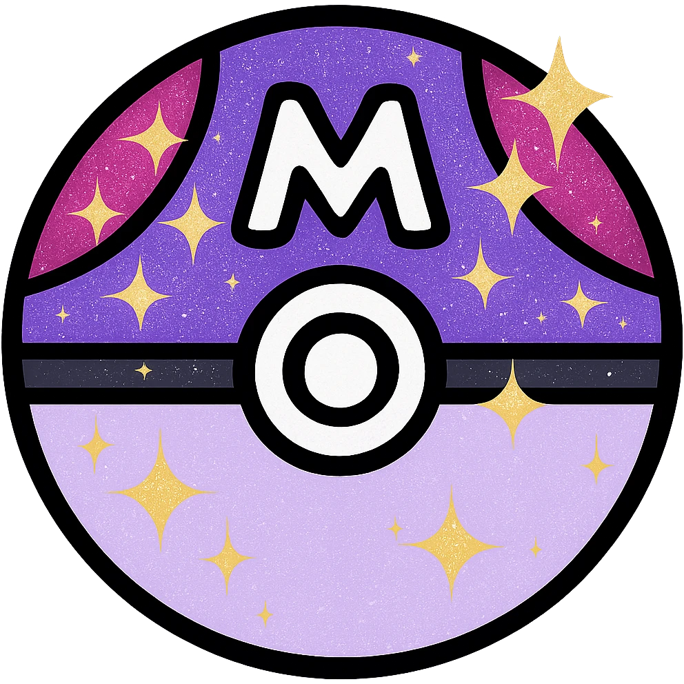 Add a sparkle effect to the Master Ball icon, preserving the original style and transparent background. emoji