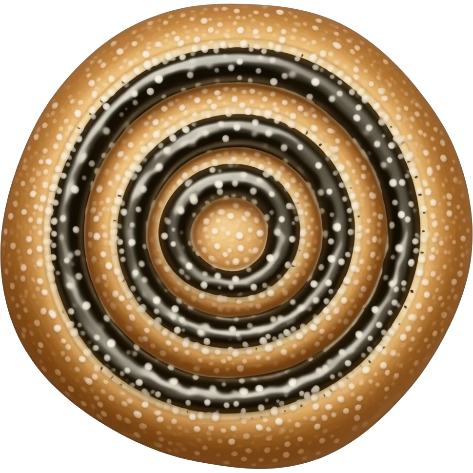 Make a knafeh look like pen ink flavour emoji