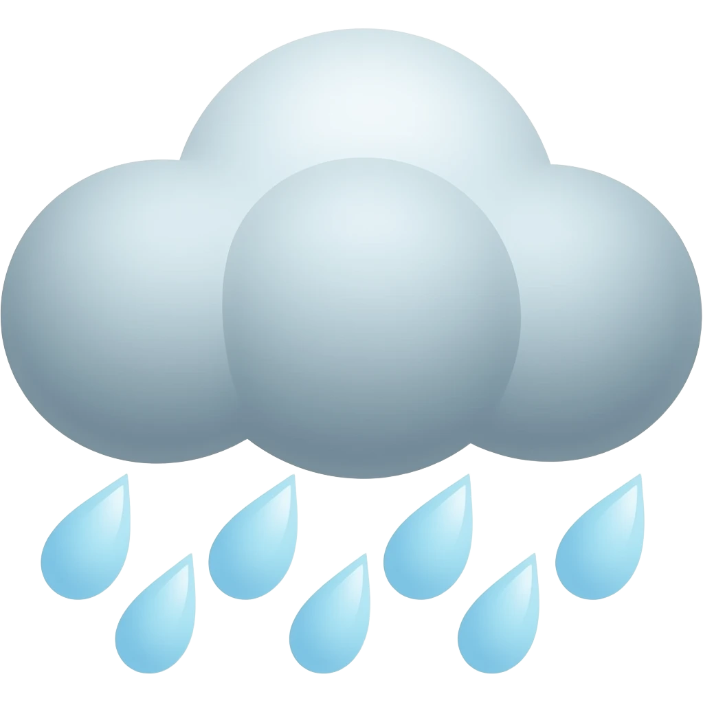 rain emoji