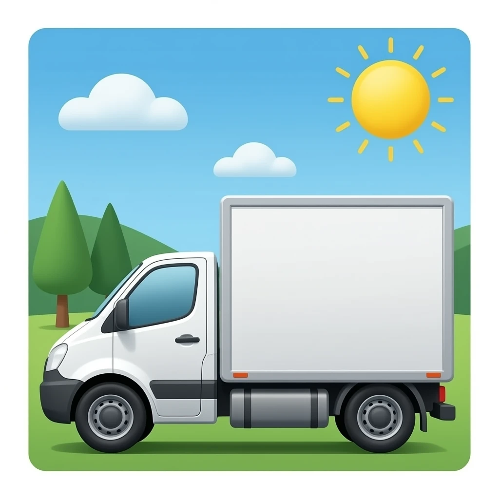 Una cabina de camión pequeña emoji