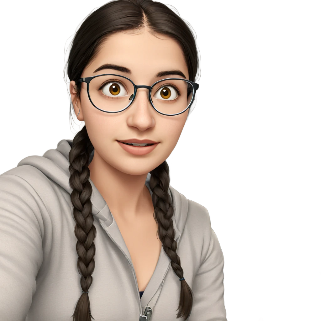 selfie of girl at sink emoji